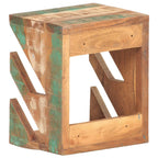 vidaXL Skateboard Wandhalter 25x20x30 cm Recyceltes Massivholz