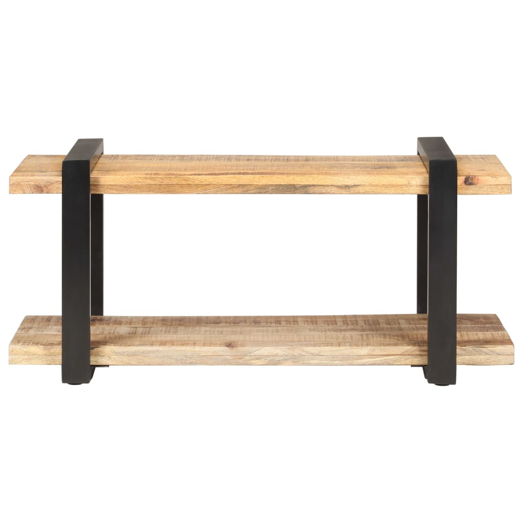 vidaXL TV-Schrank 90x40x40 cm Raues Mangoholz