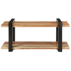 vidaXL TV-Schrank 90x40x40 cm Massivholz Akazie