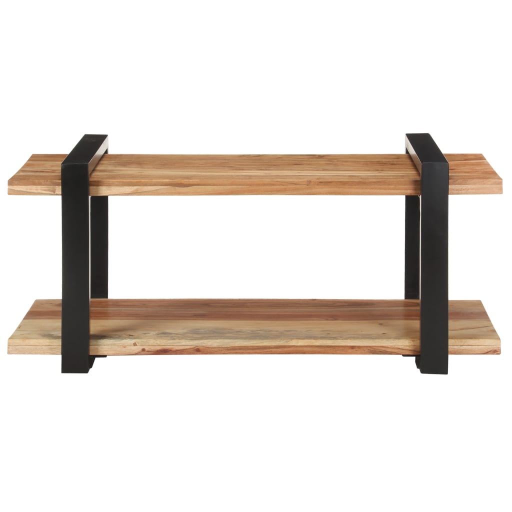 vidaXL TV-Schrank 90x40x40 cm Massivholz Akazie