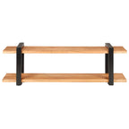 vidaXL TV-Schrank 130x40x40 cm Akazie Massivholz