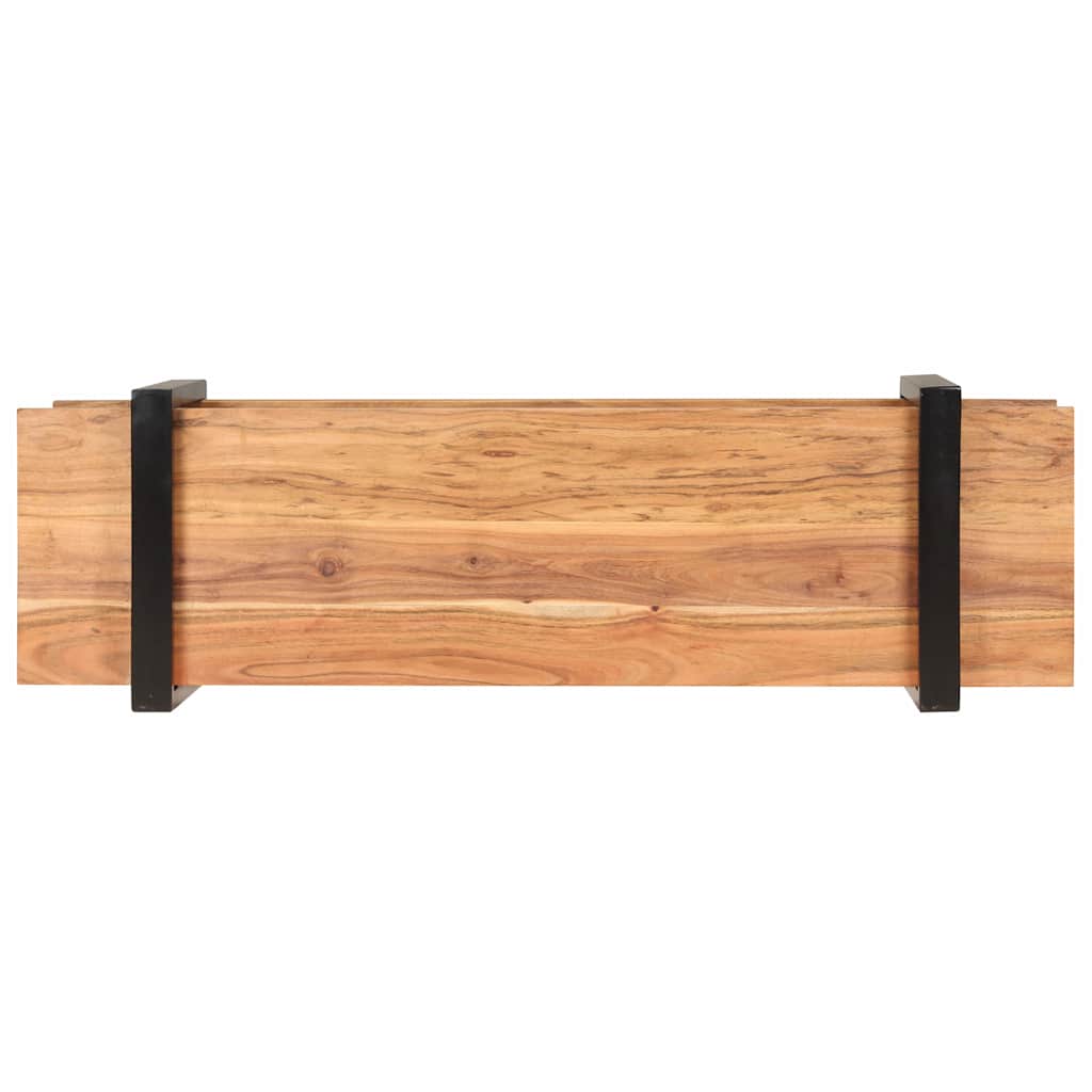 vidaXL TV-Schrank 130x40x40 cm Akazie Massivholz