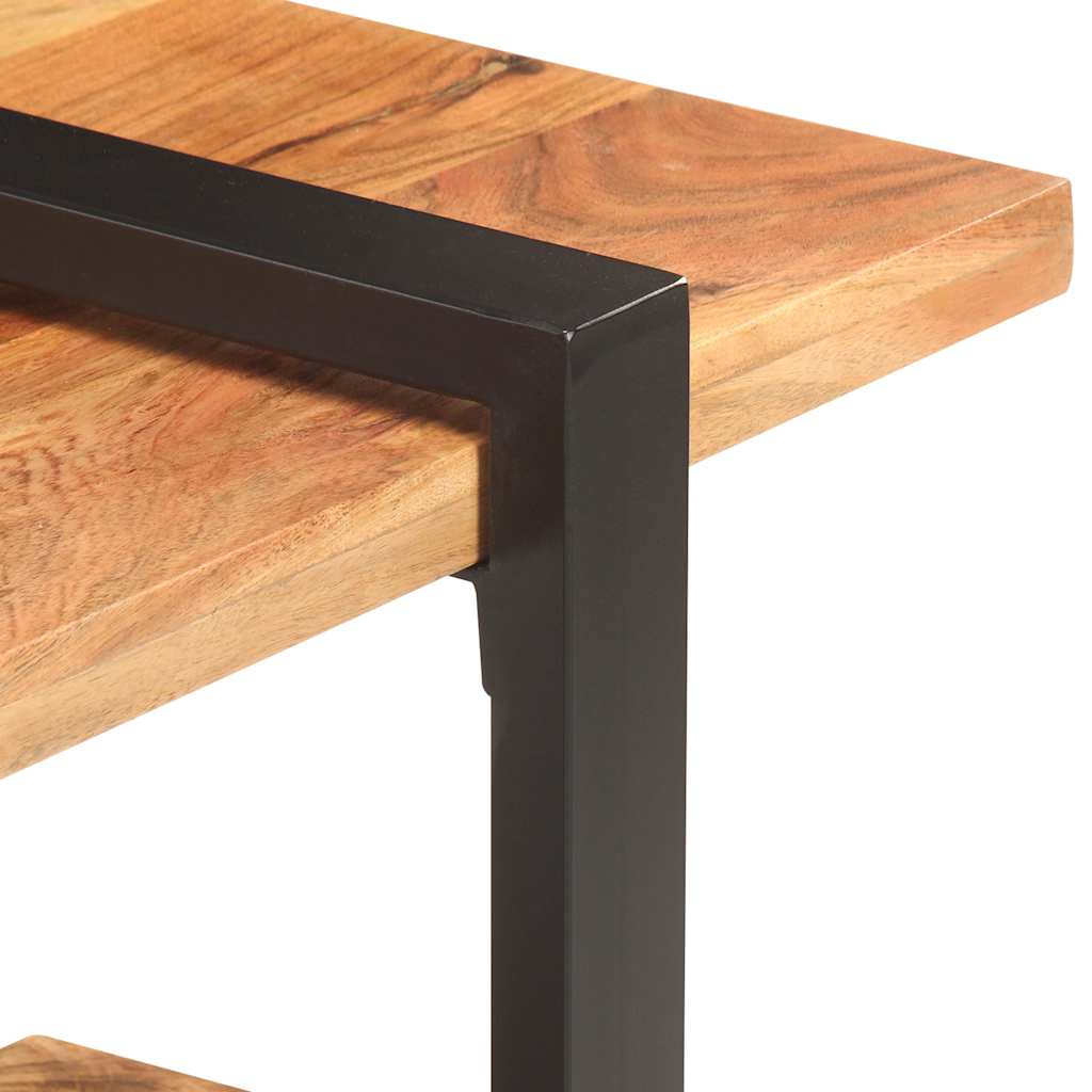 vidaXL TV-Schrank 130x40x40 cm Akazie Massivholz