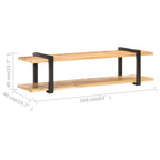 vidaXL TV-Schrank 160x40x40 cm Raues Mango-Massivholz