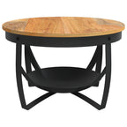 vidaXL Couchtisch Ø68x43 cm Massivholz Akazie