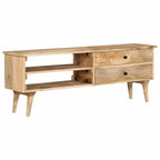 vidaXL TV-Schrank 140x30x50 cm Massivholz Mango
