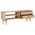 vidaXL TV-Schrank 140x30x50 cm Massivholz Mango