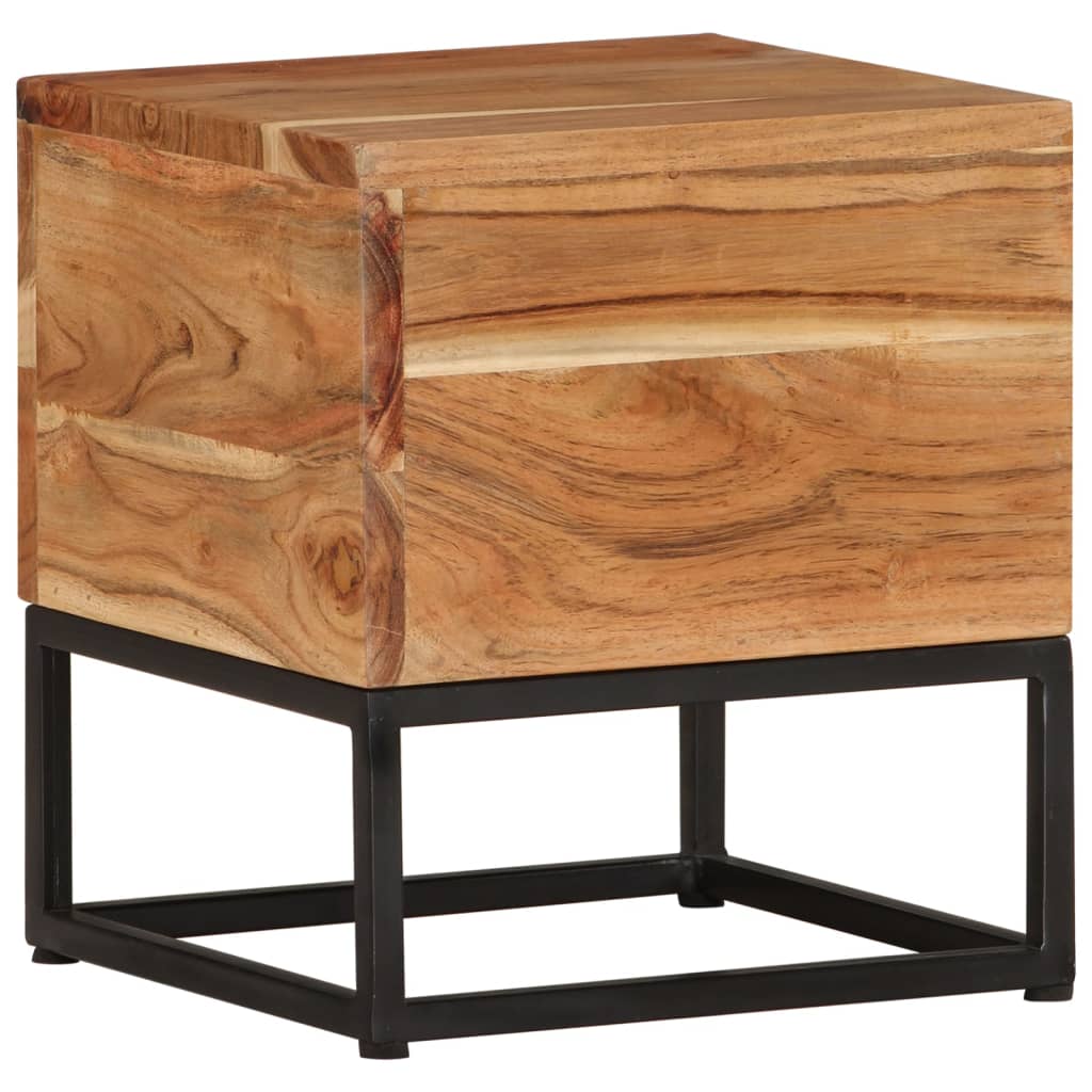 vidaXL Beistelltisch 30x30x33 cm Massivholz Akazie