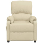 vidaXL Relaxsessel Creme Stoff