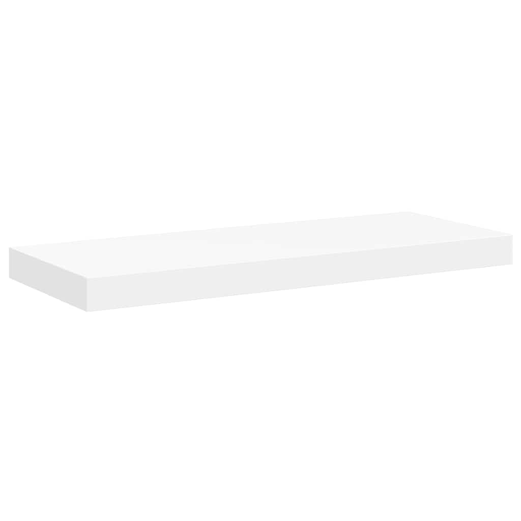 vidaXL Schwebende Wandregale 2 Stk. Weiß 60x23,5x3,8cm MDF