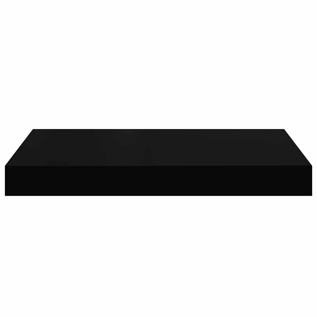 vidaXL Schwebendes Wandregal Schwarz 40x23x3,8 cm MDF