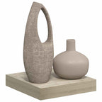 vidaXL Schwebendes Wandregal Eichefarben 23x23,5x3,8 cm MDF