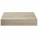 vidaXL Schwebendes Wandregal Eichefarben 23x23,5x3,8 cm MDF