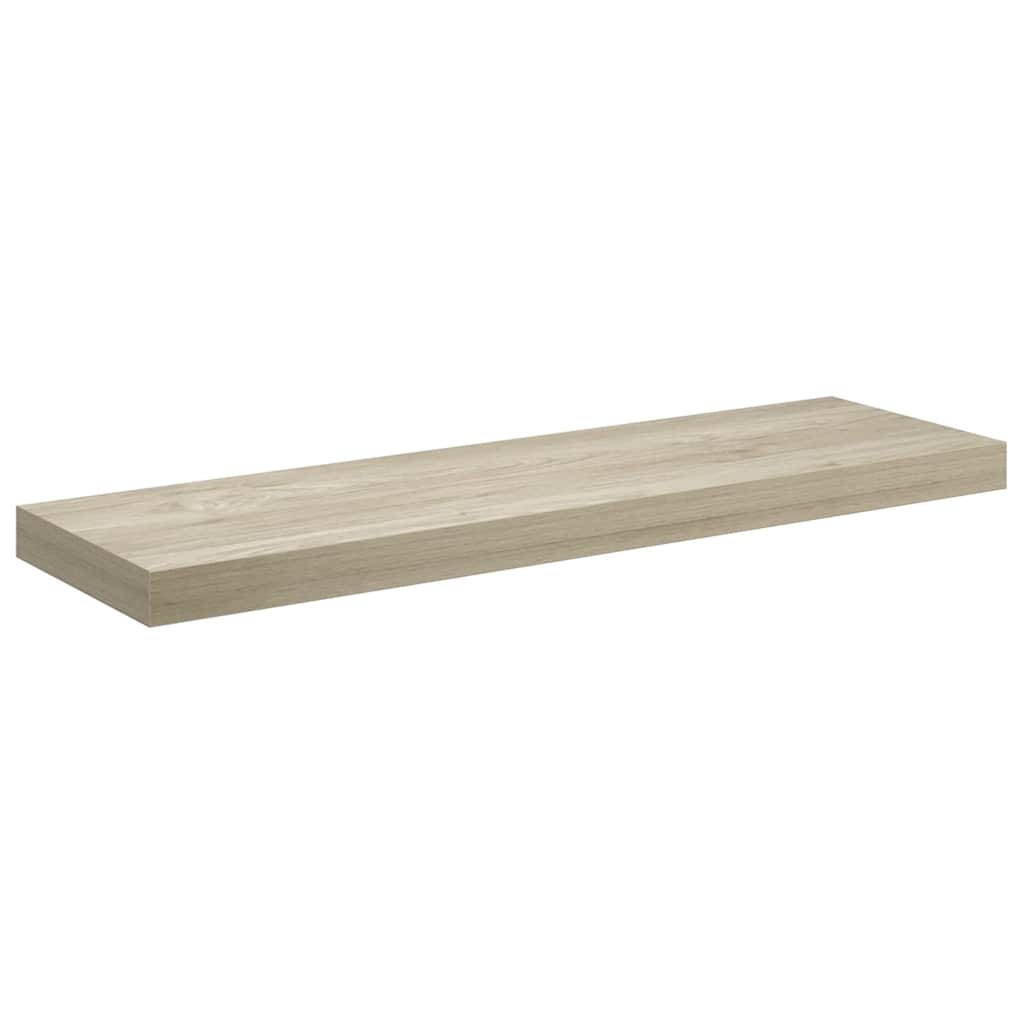 vidaXL Schweberegale 4 Stk. Eiche-Optik 80x23,5x3,8 cm MDF