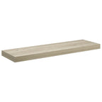 vidaXL Schweberegale 4 Stk. Eiche-Optik 80x23,5x3,8 cm MDF