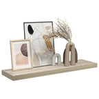 vidaXL Schweberegal Eichen-Optik 90x23,5x3,8 cm MDF