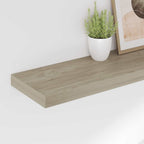 vidaXL Schweberegale 4 Stk. Eichen-Optik 120x23,5x3,8 cm MDF