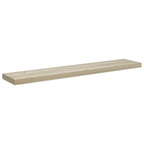 vidaXL Schweberegale 4 Stk. Eichen-Optik 120x23,5x3,8 cm MDF