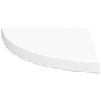 vidaXL Schwebendes Eckregal Weiß 35x35x3,8 cm MDF