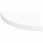vidaXL Schwebende Eckregale 2 Stk. Weiß 35x35x3,8 cm MDF
