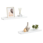 vidaXL Bilderleisten 2 Stk. Weiß 40x9x3 cm MDF