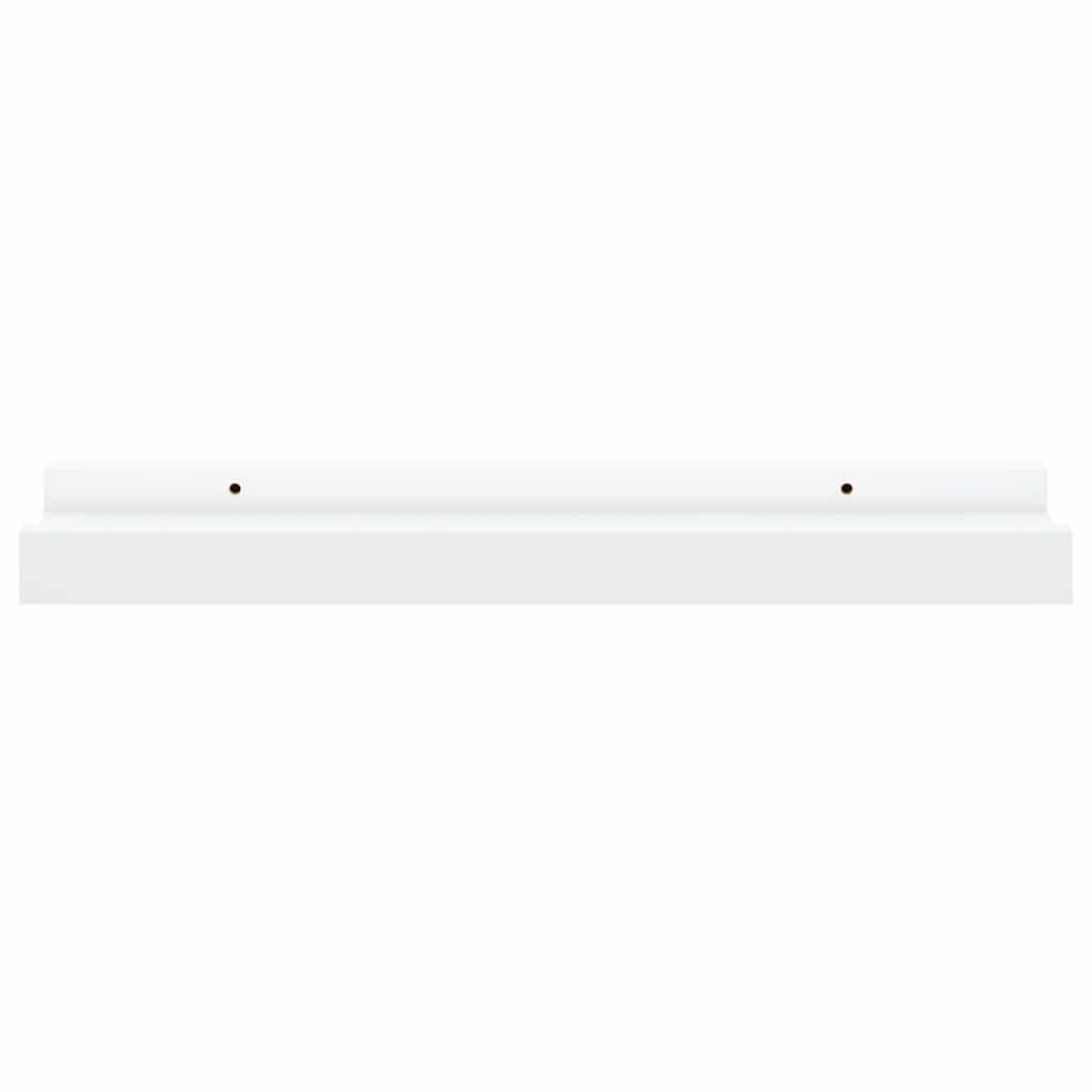 vidaXL Bilderleisten 2 Stk. Weiß 40x9x3 cm MDF
