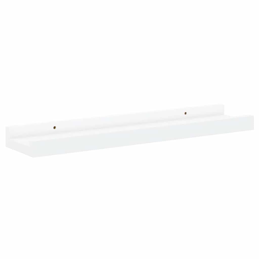 vidaXL Bilderleisten 2 Stk. Weiß 40x9x3 cm MDF