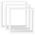 vidaXL Würfelregale 3 Stk. Weiß MDF