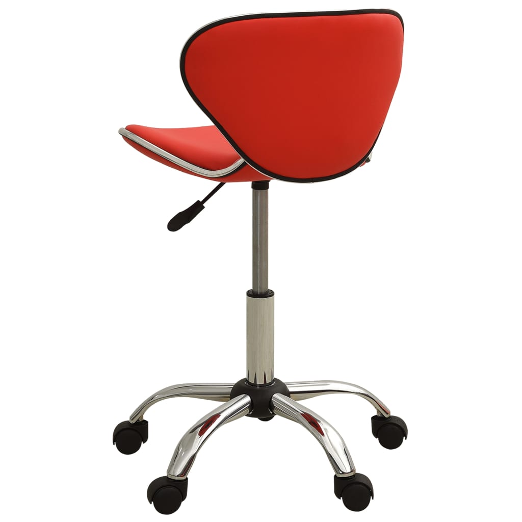 vidaXL Friseur Rollhocker Rot