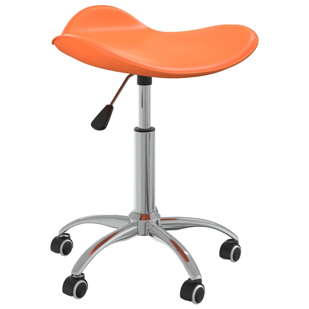 vidaXL Friseur Rollhocker Weiß Kunstleder