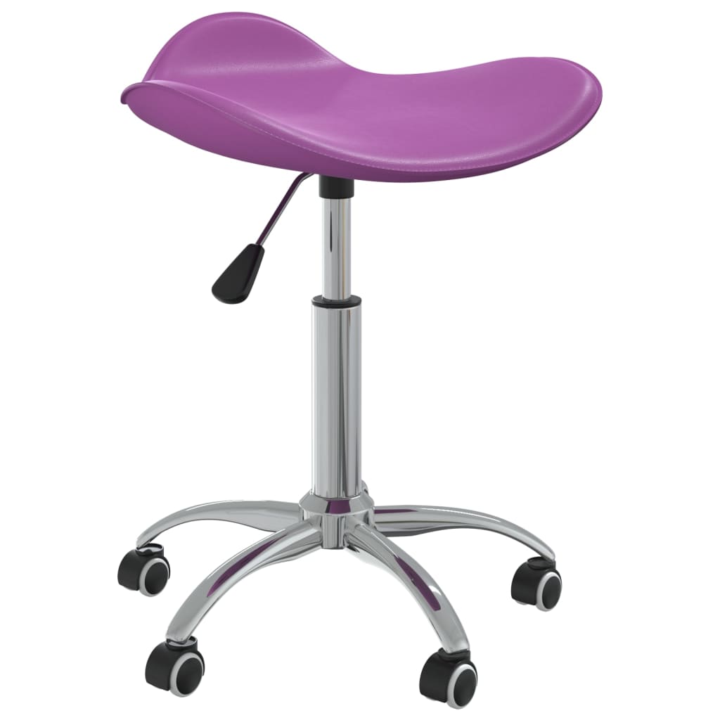 vidaXL Friseur Rollhocker Weiß Kunstleder