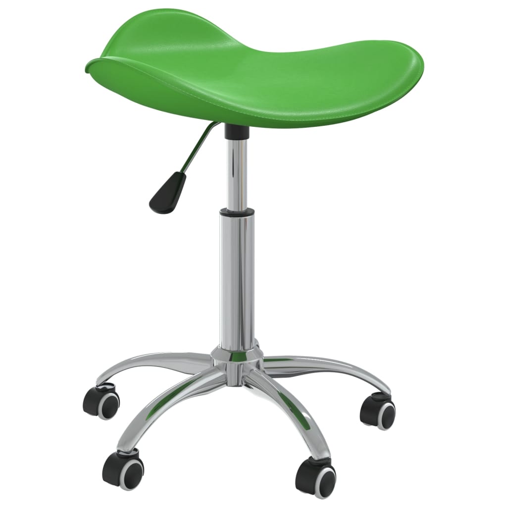 vidaXL Friseur Rollhocker Weiß Kunstleder