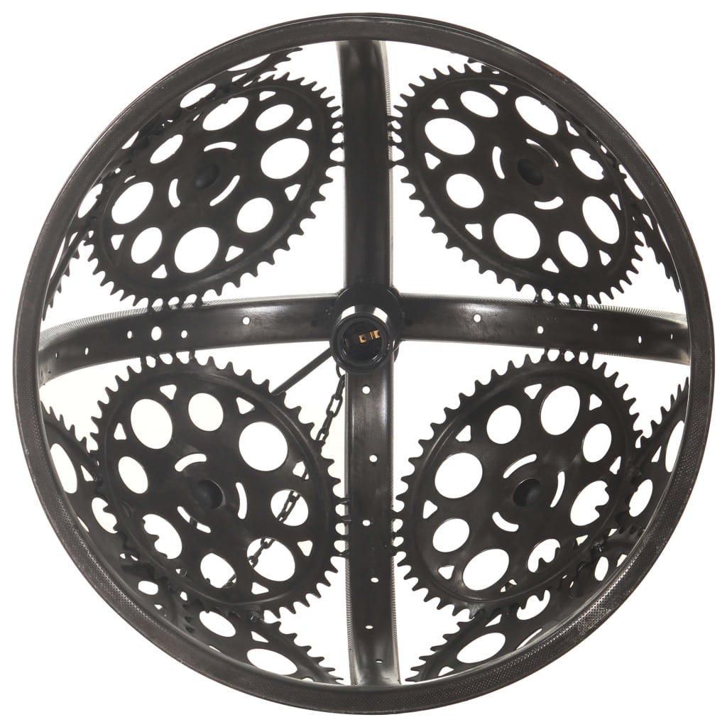 vidaXL Deckenlampe Industriestil Kettenrad-Design 45 cm E27