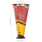 vidaXL Regenschirmständer Mehrfarbig 29x55 cm Eisen