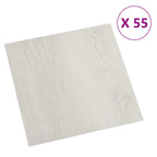 vidaXL Bodenplanken 5,11 m² 55 pcs PVC Hellbeige