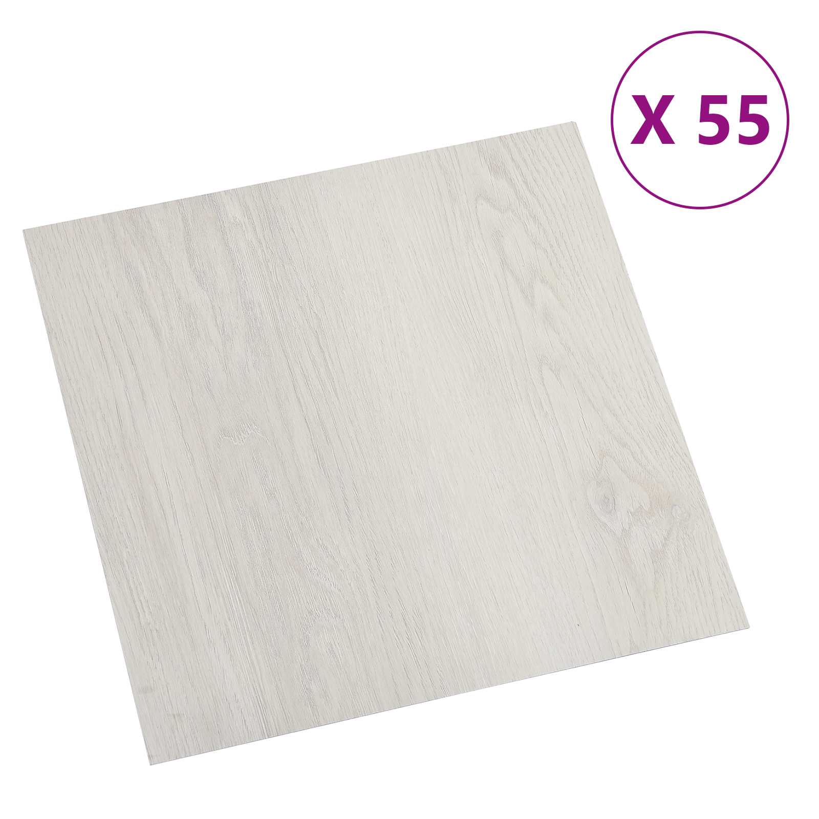vidaXL Bodenplanken 5,11 m² 55 pcs PVC Hellbeige