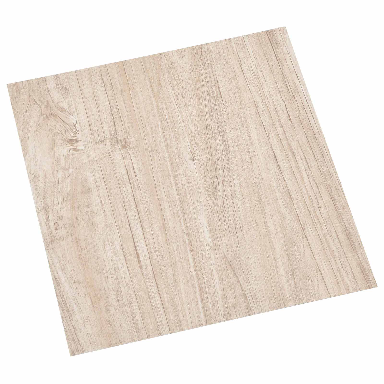 vidaXL Bodenplanken 5,11 m² 55 pcs PVC Weiß und Holzfarbe
