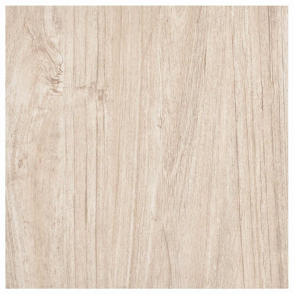 vidaXL Bodenplanken 5,11 m² 55 pcs PVC Weiß und Holzfarbe