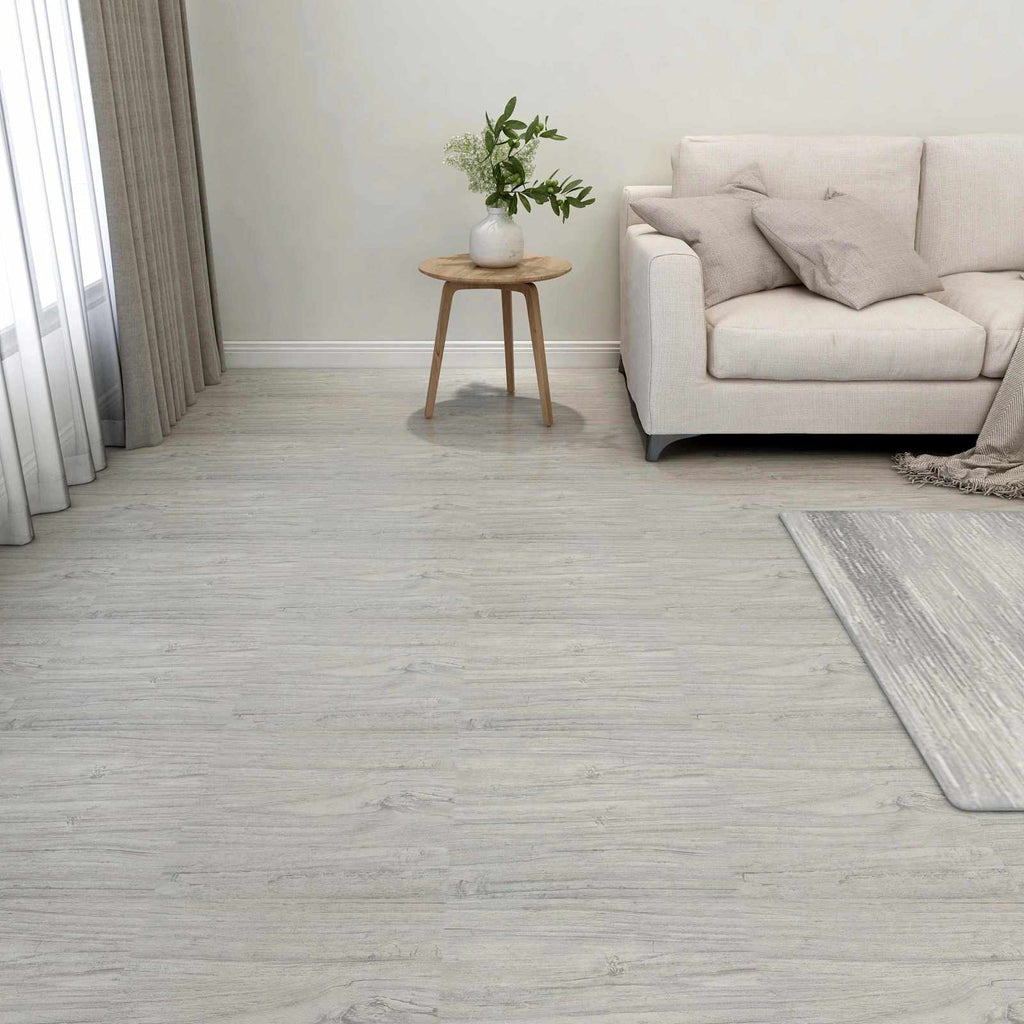 vidaXL Bodenplanken 5,11 m² 55 pcs PVC Grau und Holz