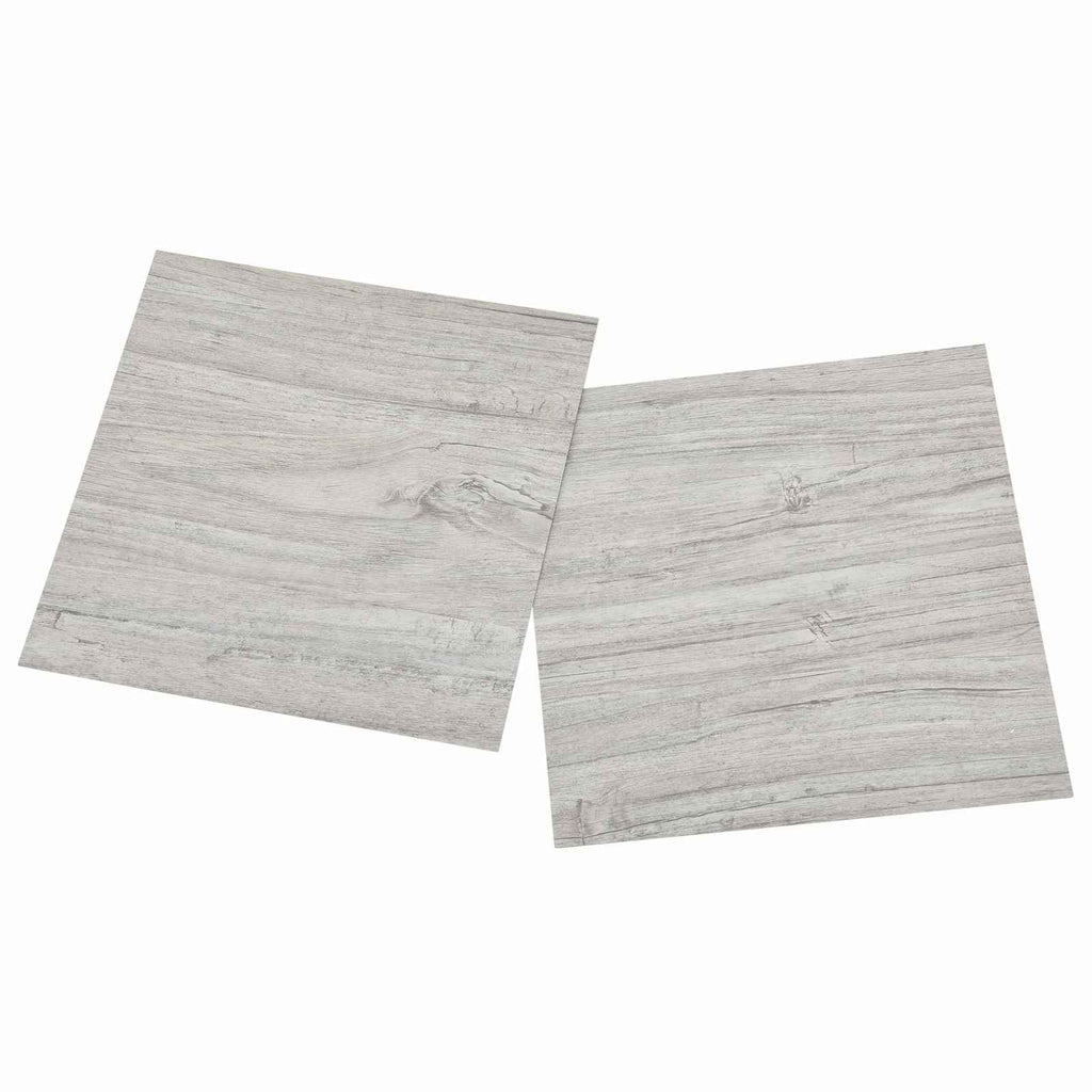 vidaXL Bodenplanken 5,11 m² 55 pcs PVC Grau und Holz
