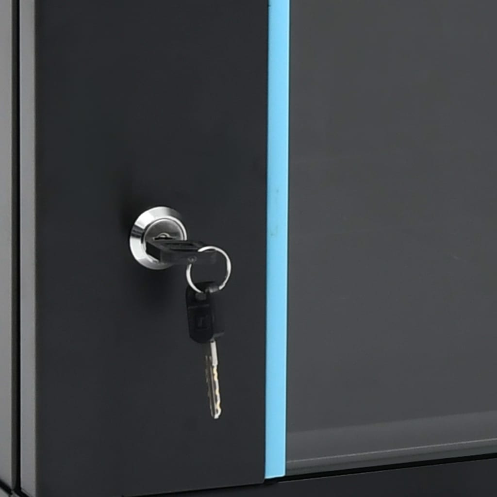 vidaXL 4U Netzwerkschrank Wandmontage 19" IP20