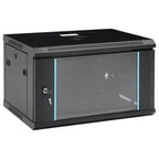 vidaXL 6U Netzwerkschrank Wandmontage 19" IP20