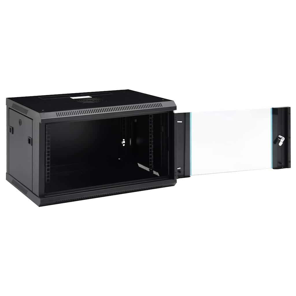 vidaXL 6U Netzwerkschrank Wandmontage 19" IP20
