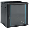 vidaXL 12U Netzwerkschrank Wandmontage 19" IP20