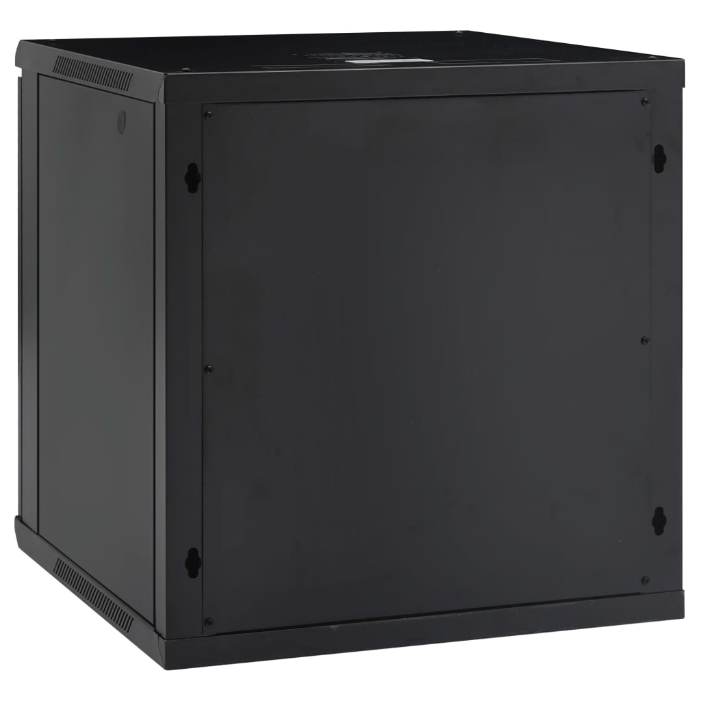 vidaXL 12U Netzwerkschrank Wandmontage 19" IP20