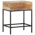 vidaXL Beistelltisch 40x30x50 cm Raues Mango-Massivholz