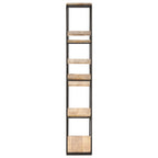 vidaXL Bücherregal 80x30x180 cm Raues Mangoholz