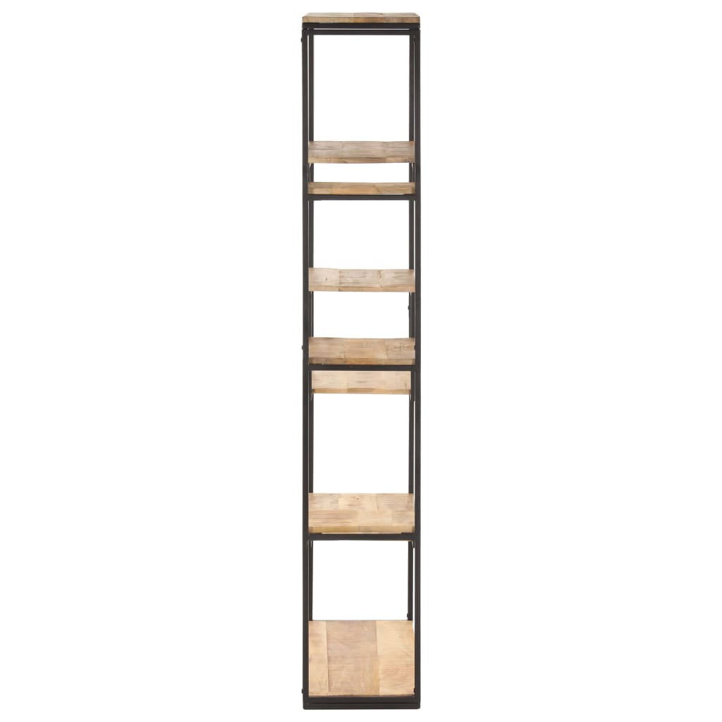 vidaXL Bücherregal 80x30x180 cm Raues Mangoholz