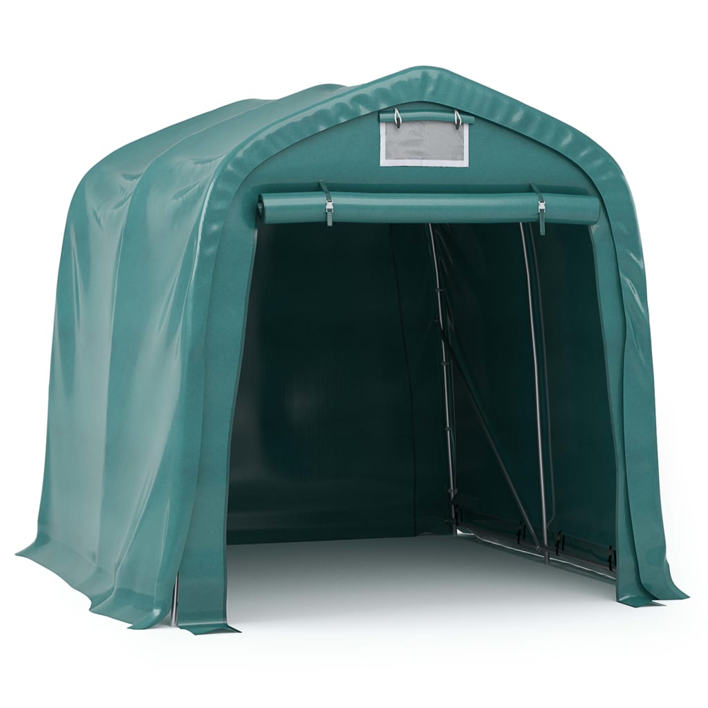 vidaXL Garagenzelt PVC 1,6x2,4 m Grün