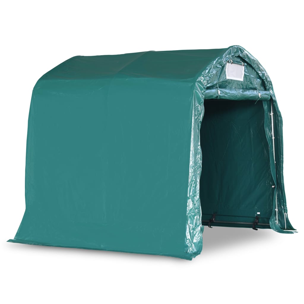 vidaXL Garagenzelt PVC 1,6x2,4 m Grün